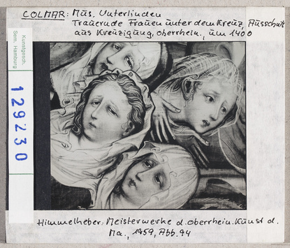 Vorschaubild Colmar, Museum Unterlinden: Kreuzigung (Detail), Trauernde Frauen 